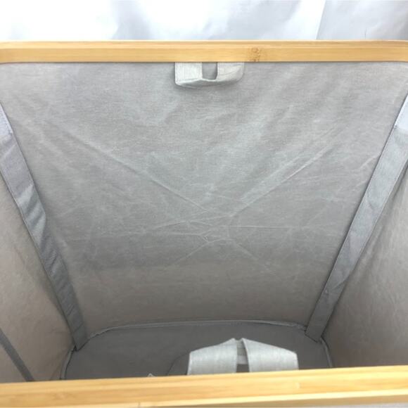 Laundry Hamper 150L with 2 Removable Inner Bags for Clothes Toys Towels, Grey - Picture 9 of 16